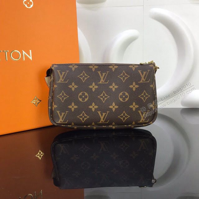 LV包包 M40712 lv麻將包 LV老花單肩斜跨女包  ydh3617